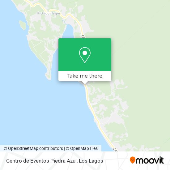 Mapa de Centro de Eventos Piedra Azul