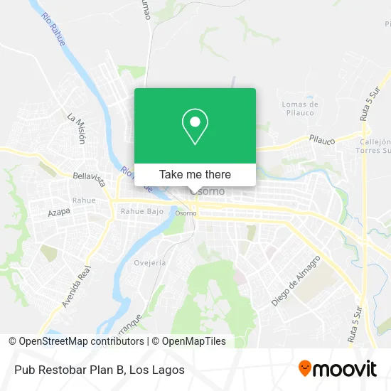 Pub Restobar Plan B map