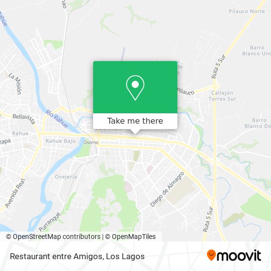 Restaurant entre Amigos map