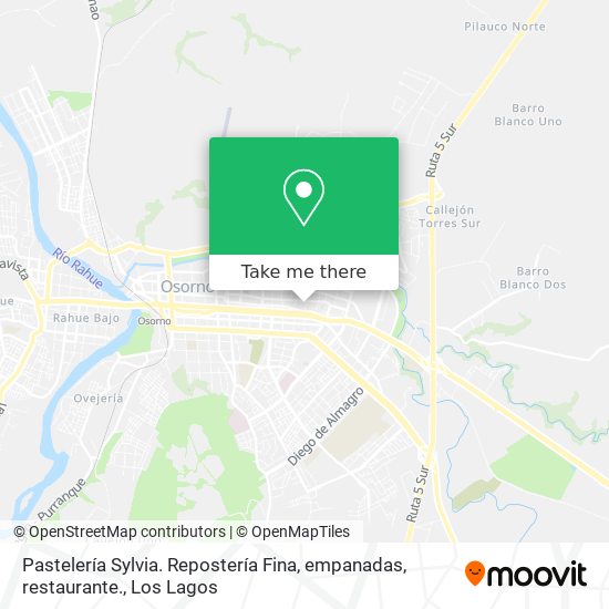 Pastelería Sylvia. Repostería Fina, empanadas, restaurante. map