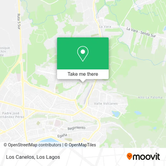 Los Canelos map