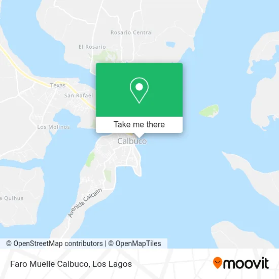 Faro Muelle Calbuco map