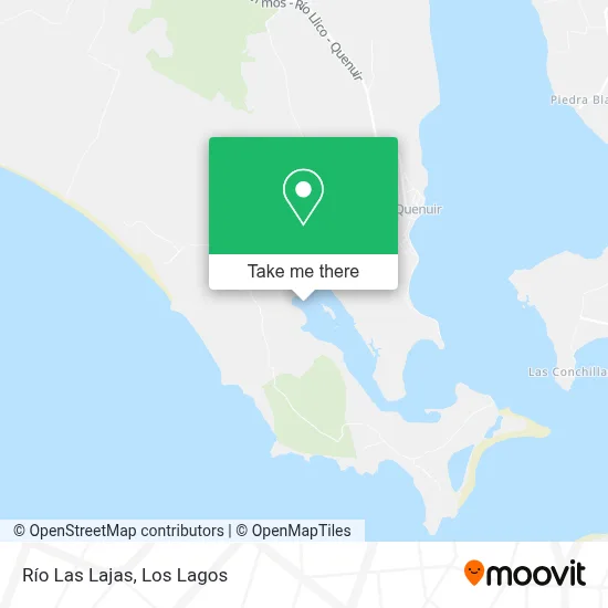 Río Las Lajas map