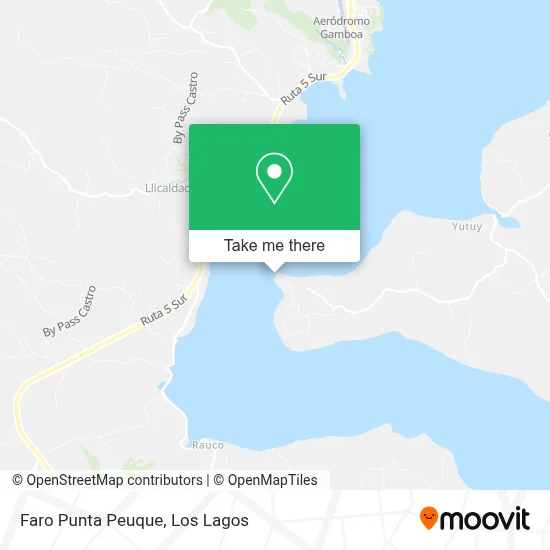 Faro Punta Peuque map