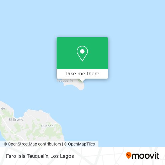 Mapa de Faro Isla Teuquelín