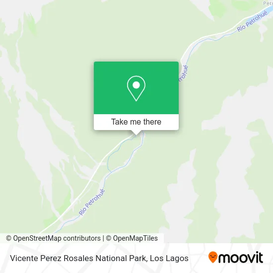 Mapa de Vicente Perez Rosales National Park