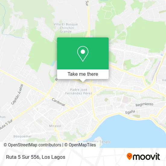 Ruta 5 Sur 556 map