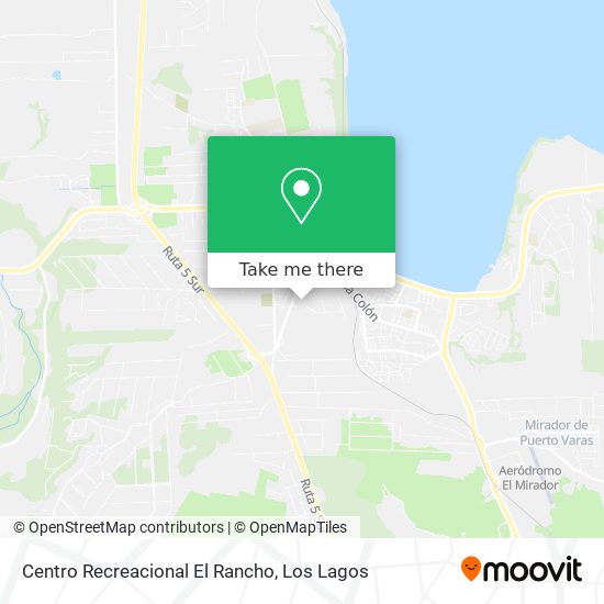 Centro Recreacional El Rancho map