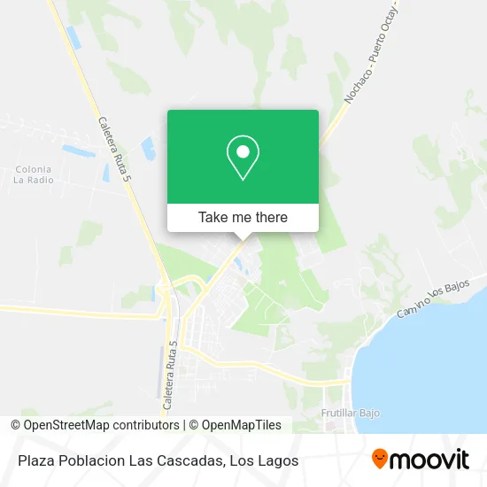 Plaza Poblacion Las Cascadas map
