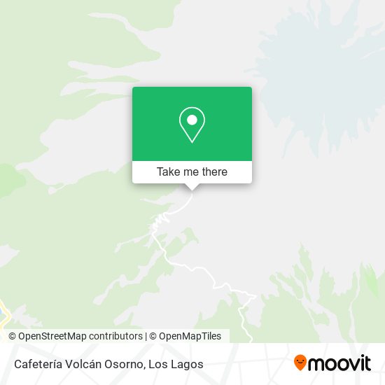 Cafeteria Volcan Osorno map
