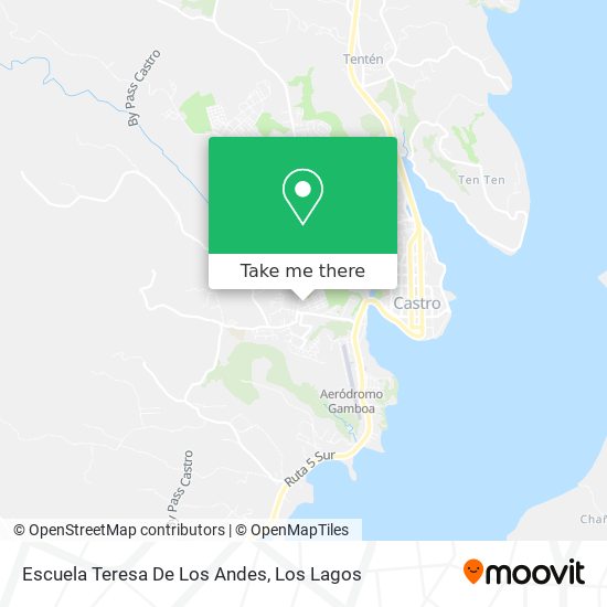 Mapa de Escuela Teresa De Los Andes