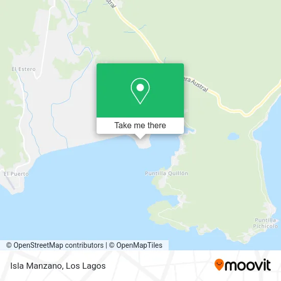 Isla Manzano map