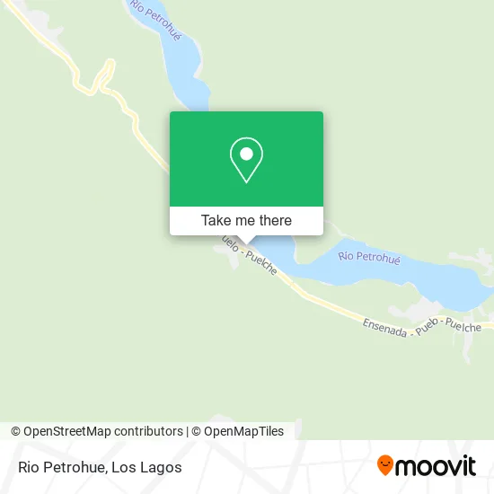 Rio Petrohue map