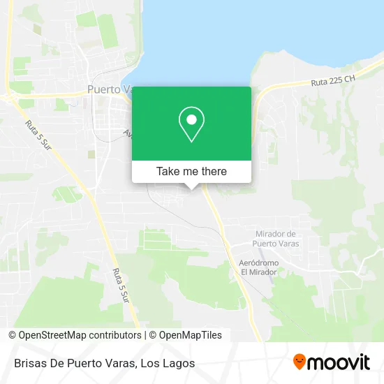 Brisas De Puerto Varas map