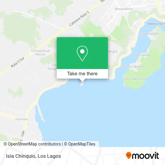 Isla Chinquio map