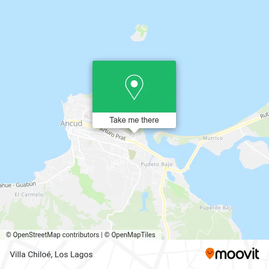 Villa Chiloé map