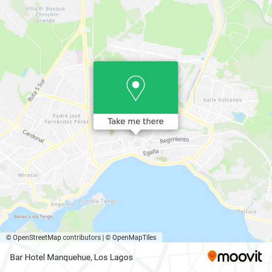 Mapa de Bar Hotel Manquehue