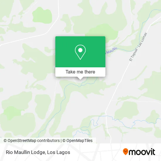 Rio Maullin Lodge map