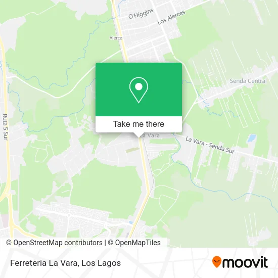 Ferreteria La Vara map