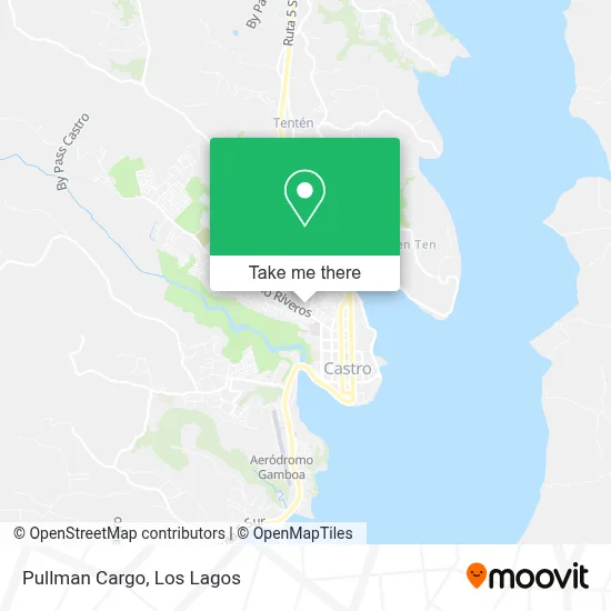 Pullman Cargo map