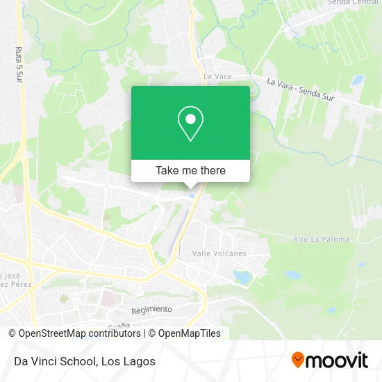 Da Vinci School map