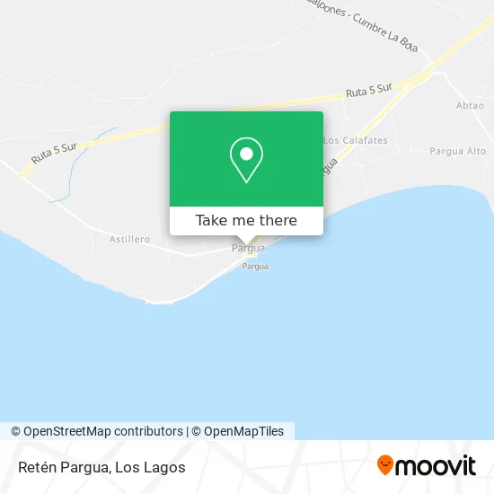 Retén Pargua map