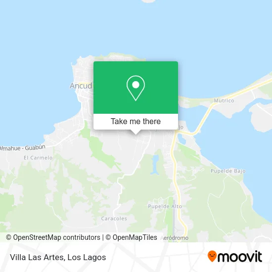 Villa Las Artes map