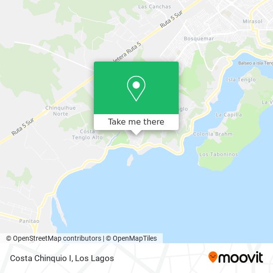 Mapa de Costa Chinquio I