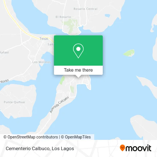 Cementerio Calbuco map