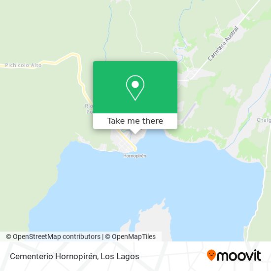 Cementerio Hornopirén map