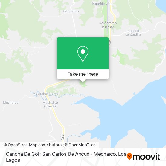 Cancha De Golf San Carlos De Ancud - Mechaico map