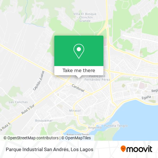 Mapa de Parque Industrial San Andrés