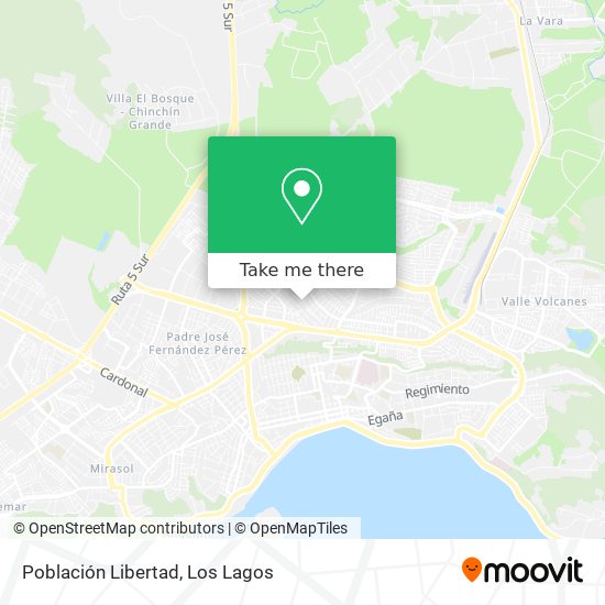 Población Libertad map