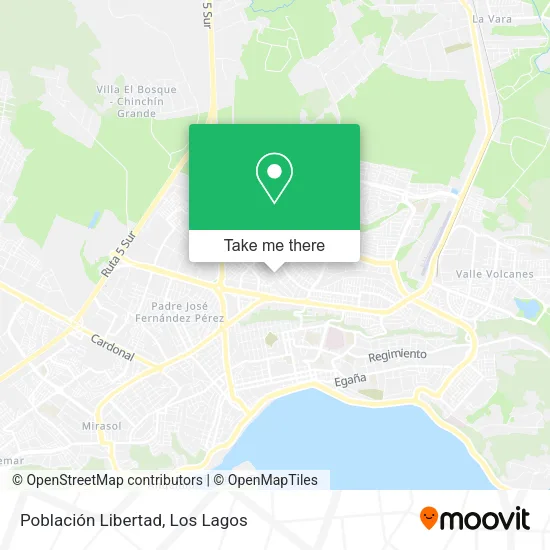 Población Libertad map