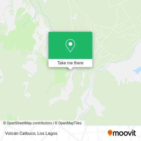 Volcan Calbuco map