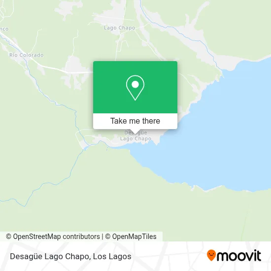 Lago Chapo map