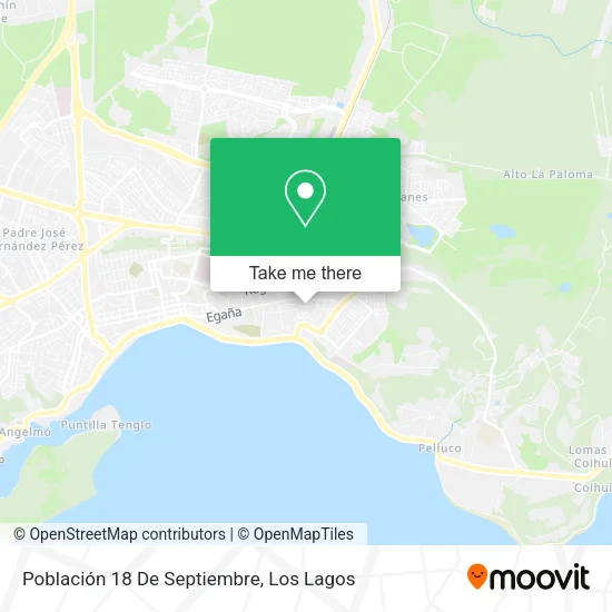 Población 18 De Septiembre map