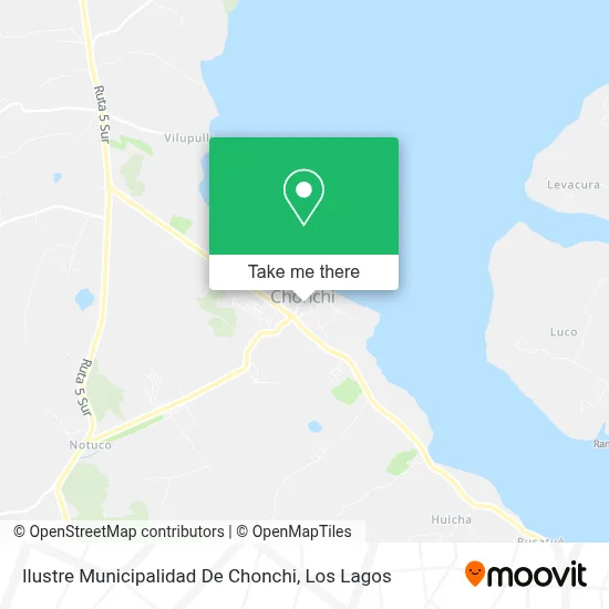 Ilustre Municipalidad De Chonchi map
