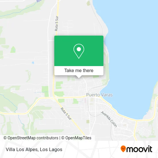 Villa Los Alpes map