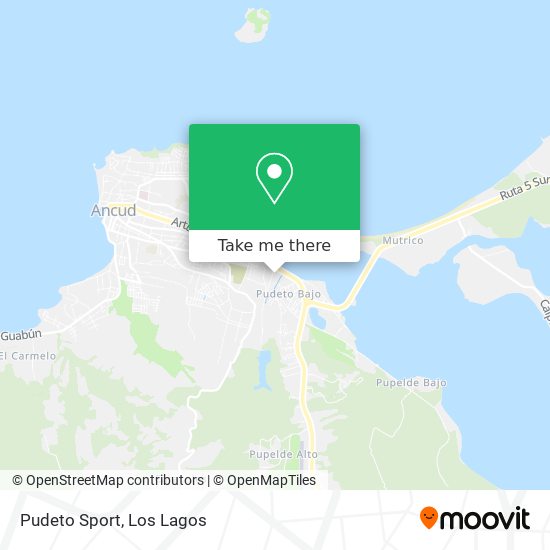 Mapa de Pudeto Sport