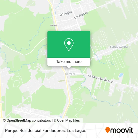 Parque Residencial Fundadores map