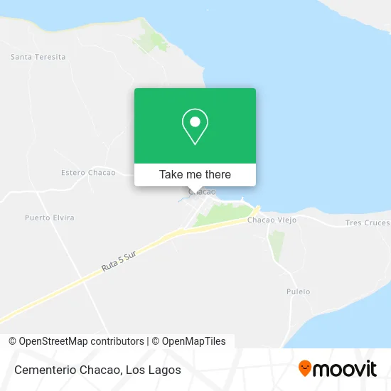 Cementerio Chacao map