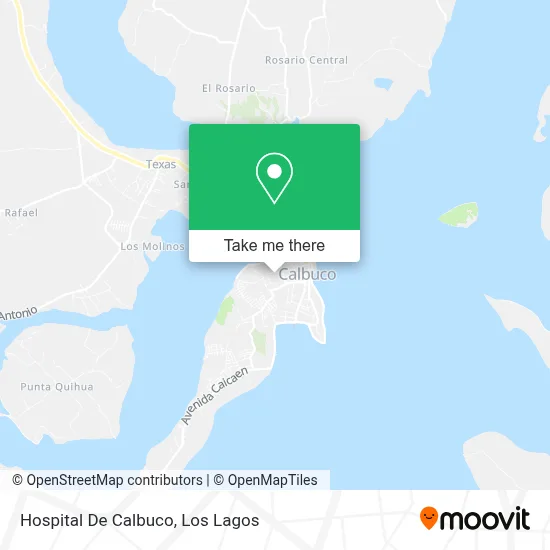 Hospital De Calbuco map