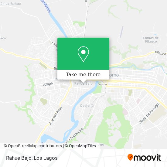 Mapa de Rahue Bajo