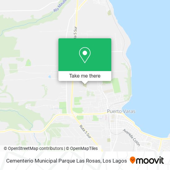 Cementerio Municipal Parque Las Rosas map