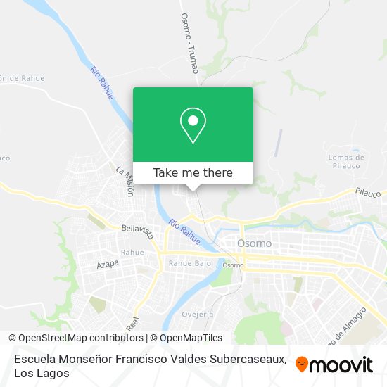 Escuela Monseñor Francisco Valdes Subercaseaux map