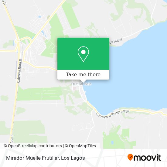 Mapa de Mirador Muelle Frutillar