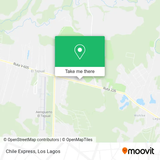 Chile Express map