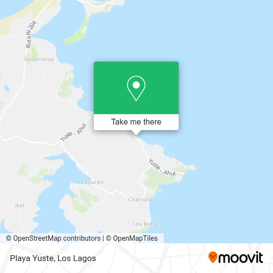 Playa Yuste map