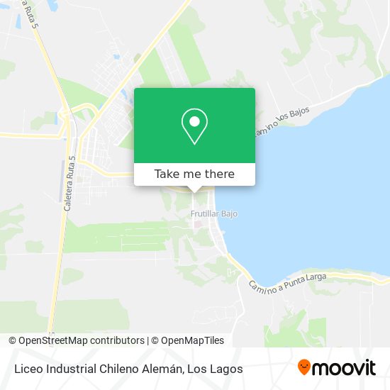 Mapa de Liceo Industrial Chileno Alemán